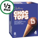 Cadbury-Choc-Tops-Ice-Cream-Cones-400ml-Pk-4-From-the-Freezer Sale