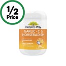 Natures-Way-Garlic-C-Horseradish-Tablets-Pk-200 Sale