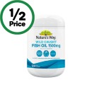 Natures-Way-Wild-Caught-Fish-Oil-1500mg-Capsules-Pk-120 Sale