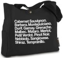 Vinotopia-Wine-Tote-Canvas-Wine-Varieties-Black Sale
