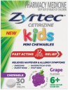 Zyrtec-Kids-Fast-Acting-Allergy-Hayfever-Relief-Grape-30-Chewable-Tablets Sale