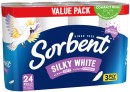 Sorbent-Silky-White-Toilet-Tissue-24-Rolls-Value-Pack Sale