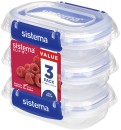 Sistema-Klip-It-Rectangle-180mL-3-Pack Sale