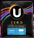 NEW-U-by-Kotex-Zero-Pads-with-Wings-Regular-12-Pack-or-Super-10-Pack Sale