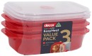 Dcor-Microsafe-Easy-Heat-Containers-900mL-3-Pack Sale