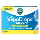 Vicks-VapoDrops-Cough-Honey-Lemon-Menthol-Lozenges-Pk-36 Sale