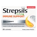 Strepsils-Herbal-Immune-Support-Lozenges-Honey-Lemon-Pk-32 Sale