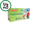 Hygiene-Plus-Food-Handling-Powder-Free-Vinyl-Gloves-Medium-Pk-100 Sale