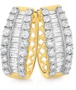 Alora-10ct-Gold-1-12-Carats-TW-Lab-Grown-Diamond-Three-Row-Huggie-Earrings Sale