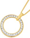 Alora-10ct-Gold-1-Carat-TW-Lab-Grown-Diamond-Circle-Pendant Sale