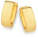 9ct-Gold-10mm-Huggie-Earrings Sale