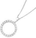 Alora-10ct-White-Gold-1-Carat-TW-Lab-Grown-Diamond-Circle-Pendant Sale