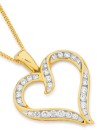 Alora-10ct-Gold-1-Carat-TW-Lab-Grown-Diamond-Large-Heart-Enhancer-Pendant Sale