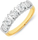 Limited-Edition-Alora-10ct-Gold-130-Carat-TW-Lab-Grown-Diamond-Band Sale
