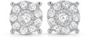 9ct-White-Gold-Diamond-Stud-Earrings Sale