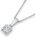 9ct-White-Gold-Diamond-Solitaire-Pendant Sale