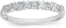 9ct-White-Gold-Diamond-Hugs-Kisses-Band Sale