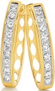 9ct-Gold-Diamond-Channel-Set-Huggie-Earrings Sale