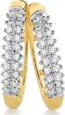 9ct-Gold-Diamond-Pave-Huggie-Earrings Sale