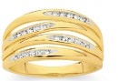 9ct-Gold-Diamond-Zigzag-Wide-Band Sale