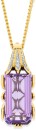 9ct-Gold-Amethyst-Diamond-Enhancer-Pendant Sale