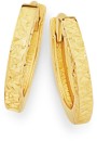 9ct-Gold-Diamond-cut-Huggie-Earrings Sale