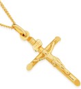 9ct-Gold-Crucifix-INRI-Cross-Pendant Sale
