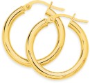 9ct-Gold-25x15mm-Hoop-Earrings Sale