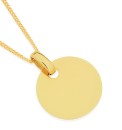 9ct-Gold-20mm-Round-Disc-Pendant Sale