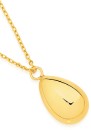 9ct-Gold-Polished-Teardrop-45cm-Necklet Sale