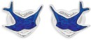 Sterling-Silver-Bluebird-Heart-Earrings Sale