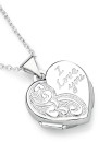 Sterling-Silver-I-Love-You-Scroll-Heart-Locket-Pendant Sale
