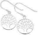 Sterling-Silver-Tree-of-Life-Drop-Earrings Sale