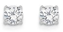 Sterling-Silver-5mm-Claw-Set-Cubic-Zirconia-Studs Sale