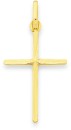 9ct-Gold-Diamond-Cut-Cross-Pendant Sale