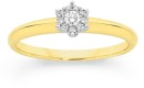9ct-Gold-Diamond-Cluster-Ring Sale