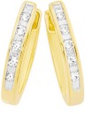 9ct-Gold-Diamond-Huggies Sale
