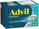 Advil-Minis-Ibuprofen-200mg-Liquid-Capsules-20-Pack Sale