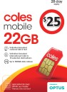 Coles-Mobile-25-Prepaid-SIM Sale