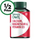 Natures-Own-Calcium-Magnesium-Vitamin-D3-Tablets-Pk-120 Sale