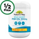 Natures-Way-Wild-Caught-Fish-Oil-1000mg-Capsules-Pk-250 Sale
