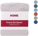 Microfibre-Doona-Set-Assorted-Colours Sale