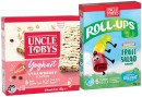 Uncle-Tobys-Muesli-Bars-56-Pack-or-RollUps-6-Pack-Selected-Varieties Sale