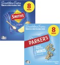 Smiths-Crinkle-Cut-Chips-or-Parkers-Pretzels-8-Pack-152g-200g Sale