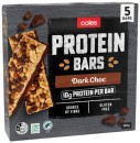 Coles-Dark-Choc-Protein-Bars-5-Pack-190g Sale