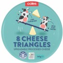 Coles-Cheese-Triangles-140g Sale