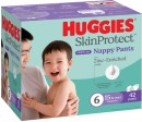 Huggies-Skin-Protect-Nappies-74-Pack-or-Nappy-Pants-42-Pack-58-Pack Sale