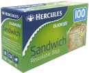 Hercules-ClickZip-Resealable-Sandwich-Bags-100-Pack Sale