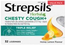 Strepsils-Herbal-Chesty-Cough-Honey-Lemon-Flavour-32-Lozenges Sale