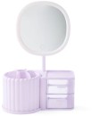 Cosmetic-Organiser-with-Mirror-Lilac Sale
